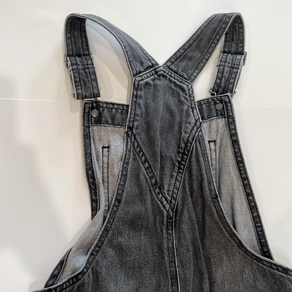 Gap teen Black denim overalls - Picture 5 of 5
